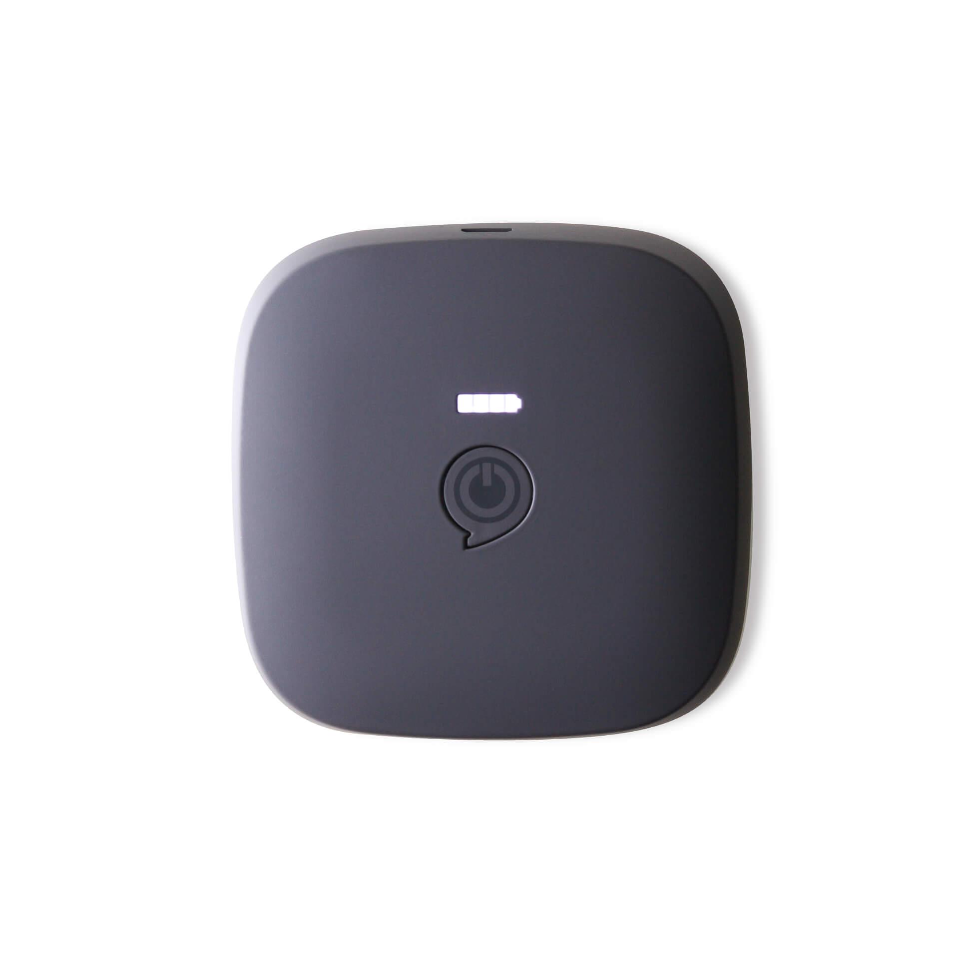 ZENS Powerbank QI Trådløs Svart 5200mAh Lades Trådløst