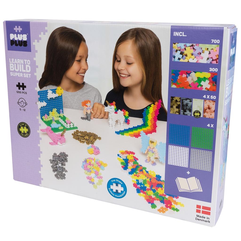 Plus-Plus - Learn to Build Mega set/Pastel