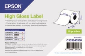 HIGH GLOSS LABEL - CONTINUOUS SUPL 102MM X 33M