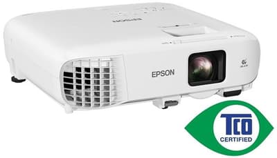 Epson EB-2142W - LCD, 4200 ANSI, 28dB (eco), 1,38-2,24:1, 3,1kg, 2xVGA, 2xHDMI, LAN, WLAN as option