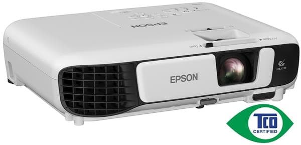 Epson EB-W42 - LCD, 3600 ANSI, 28dB (eco), 1,3-1,56:1, 2,5kg, 1xVGA, 1xHDMI, WLAN