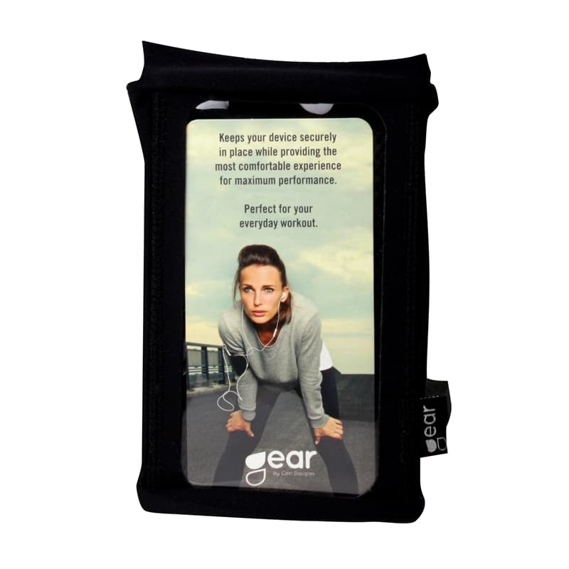 GEAR Sportsarmbånd L/XL iPhone 4/4s/5/5s/SE Sort