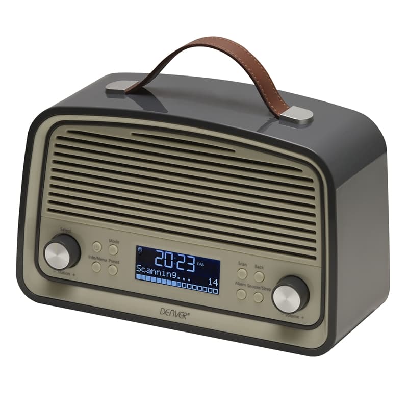Denver DAB+ & FM-radio i retro-style