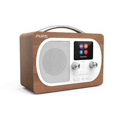 PURE Clock Radio Evoke H4 Valnøt