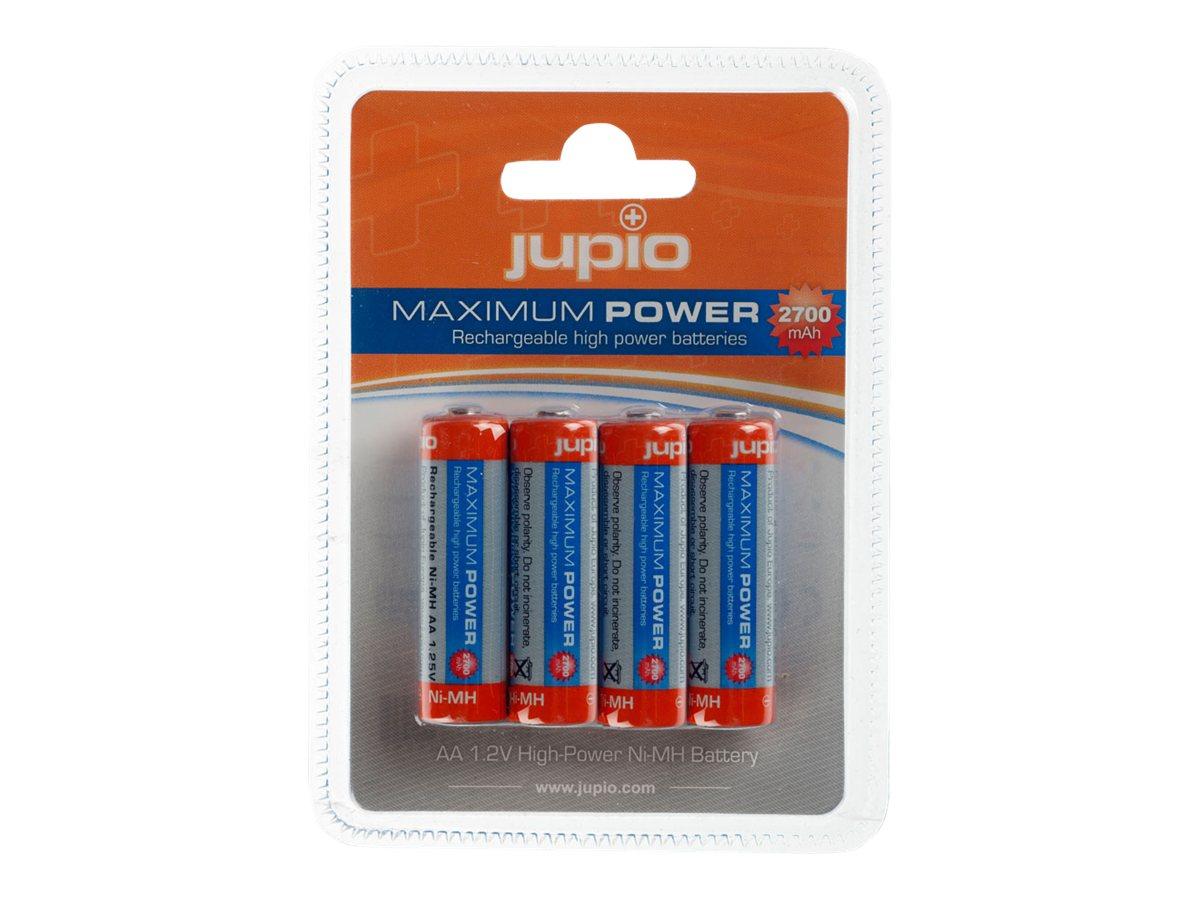 Jupio Rechargeable Batteries AA 2700 mAh 4 pcs VPE-10