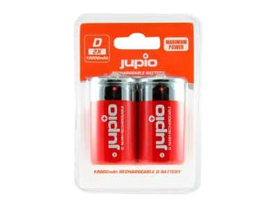 Jupio Rechargeable Batteries D 10.000 mAh 2 pcs