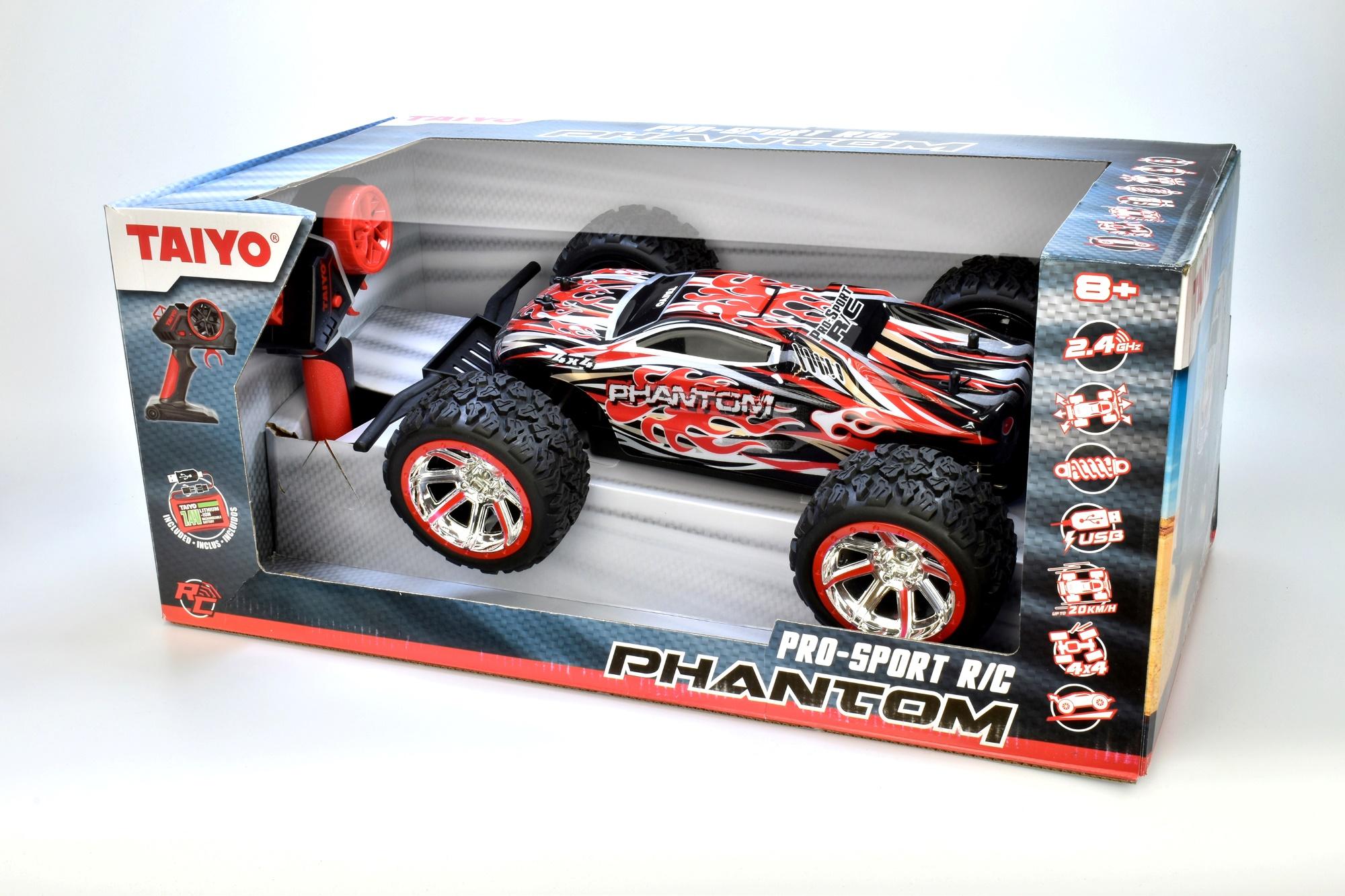 Taiyo Pro Sport Phantom Radio Ohjattava Auto Punainen Cdon