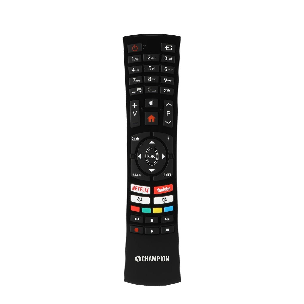 Champion TV Remote Control 43+49+55+65