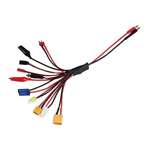 Bild av 1 Stycke 10 i 1 RC Lipo Batteri Laddare för flera laddare Adapter omladdningsladdare