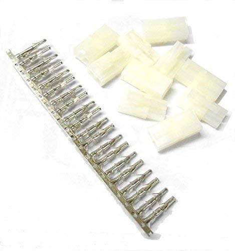 5 stykker RC-model kabel oplader Big Tamiya Metal Pin Connector Plug Dean