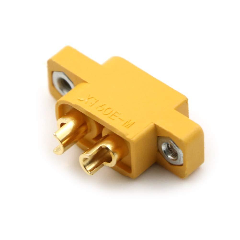 5 stykker XT60E-M Male Bullet Connectors stik til RC Lipo batteri