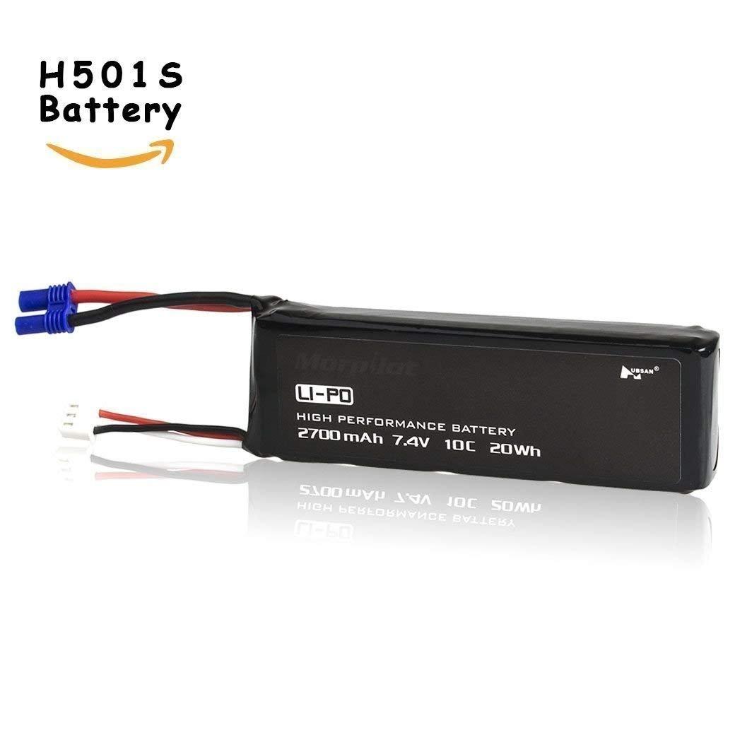 1 Piece 7.4V 2700mAh 10C Lipo Batteribyte för Hubsan H501S Quadcopter
