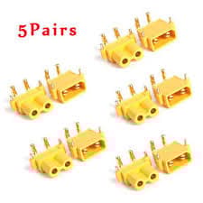 5 Par XT30PW Male Female Bullet Connector stik til RC Lipo batteri