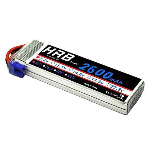 HRB 7.4V 2600mAh 30C 2S Lipo-batteripakker med EC2-stik til Hubsan H501S 4-xis RC Bil RC Helikopter RC Fly RC Hobby RC Båd RC Truck