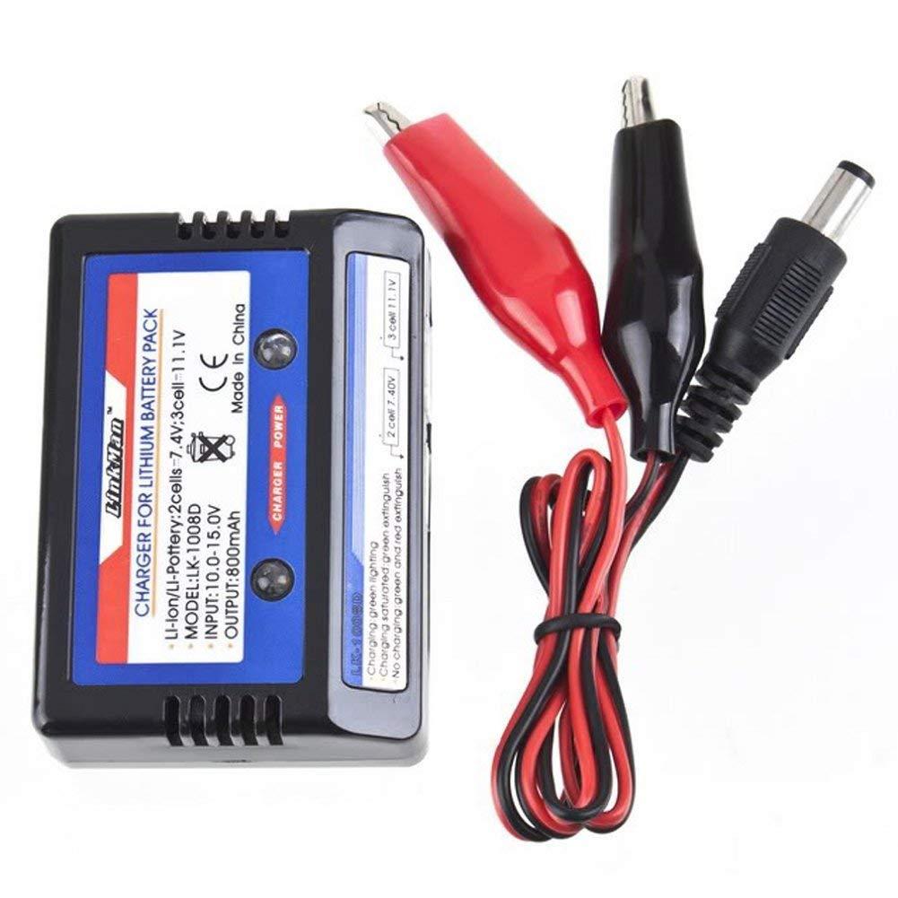 1-osainen virtalähdelaturi 2S 7,4 V 3S 11,1 V sisääntulo 10 V 20 V lähtö 800 mAh Lipo Li-Po akkuihin RC