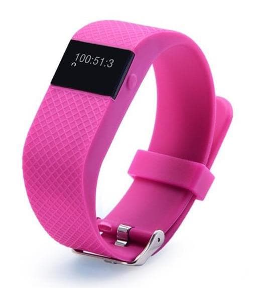 Smartarmband | Aktivitetsarmband | Hjärtmonitor - Rosa