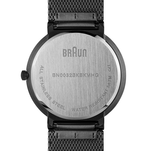 Braun Classic Watch with Mesh Bracelet