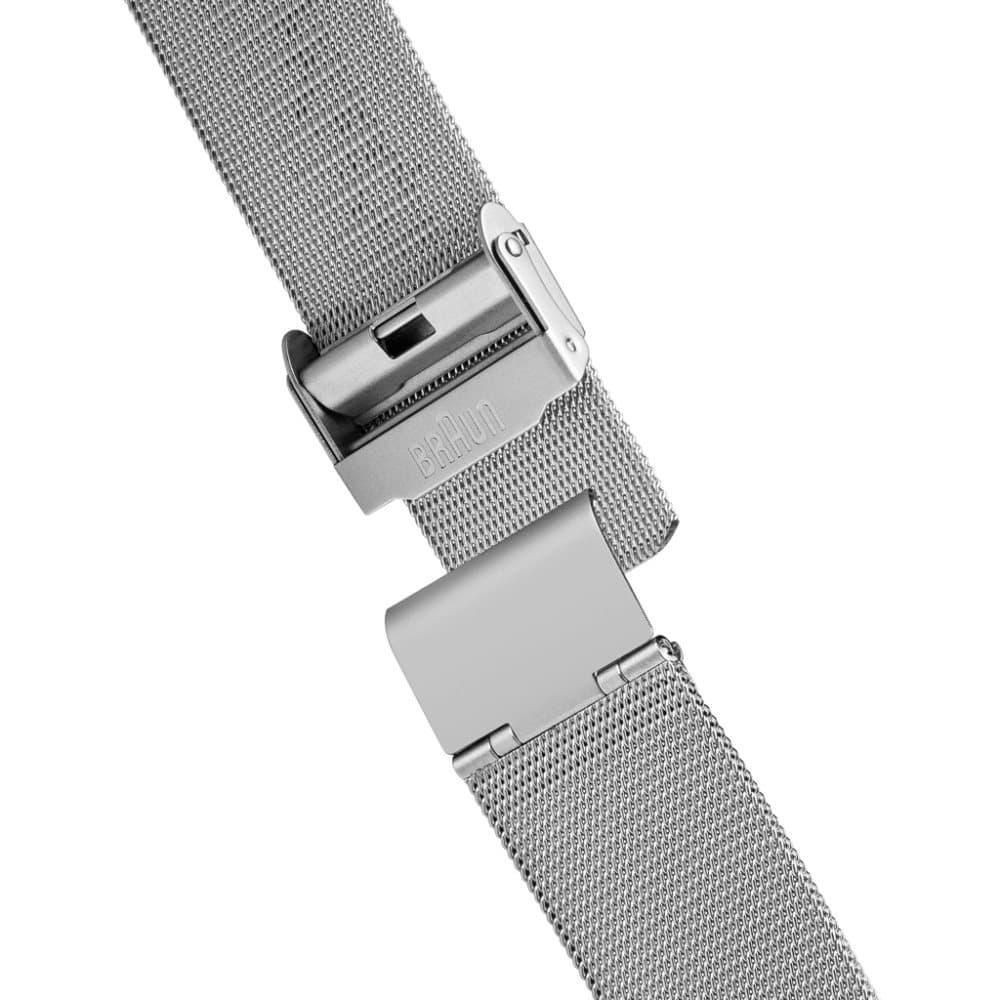 Braun Classic Watch with Mesh Bracelet