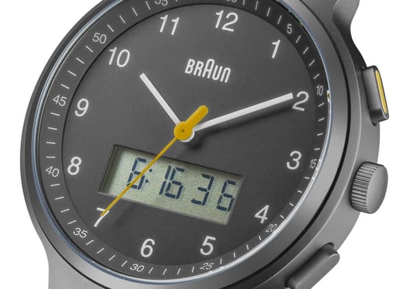 Braun Classic Watch with Rubber Strap