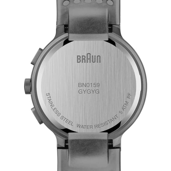 Braun Classic Watch with Rubber Strap