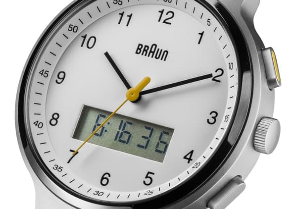 Braun Classic Watch with Rubber Strap