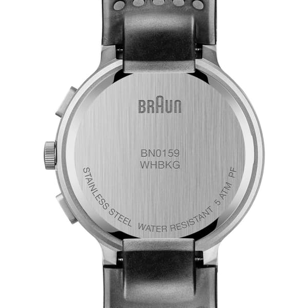 Braun Classic Watch with Rubber Strap