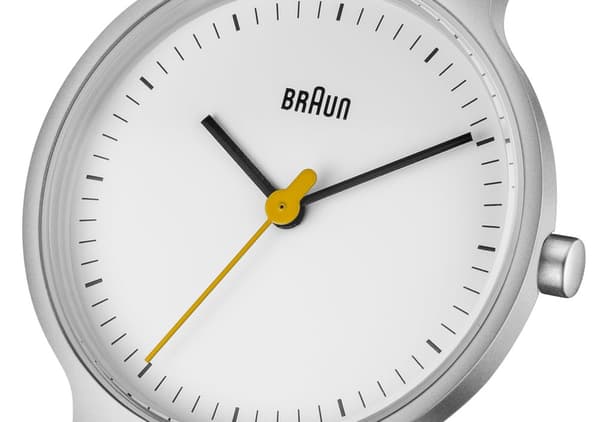 Braun Classic Slim Watch with Mesh Strap