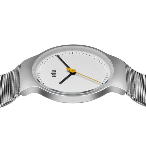 Braun Classic Slim Watch with Mesh Strap