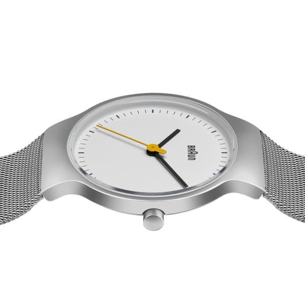 Braun Classic Slim Watch with Mesh Strap