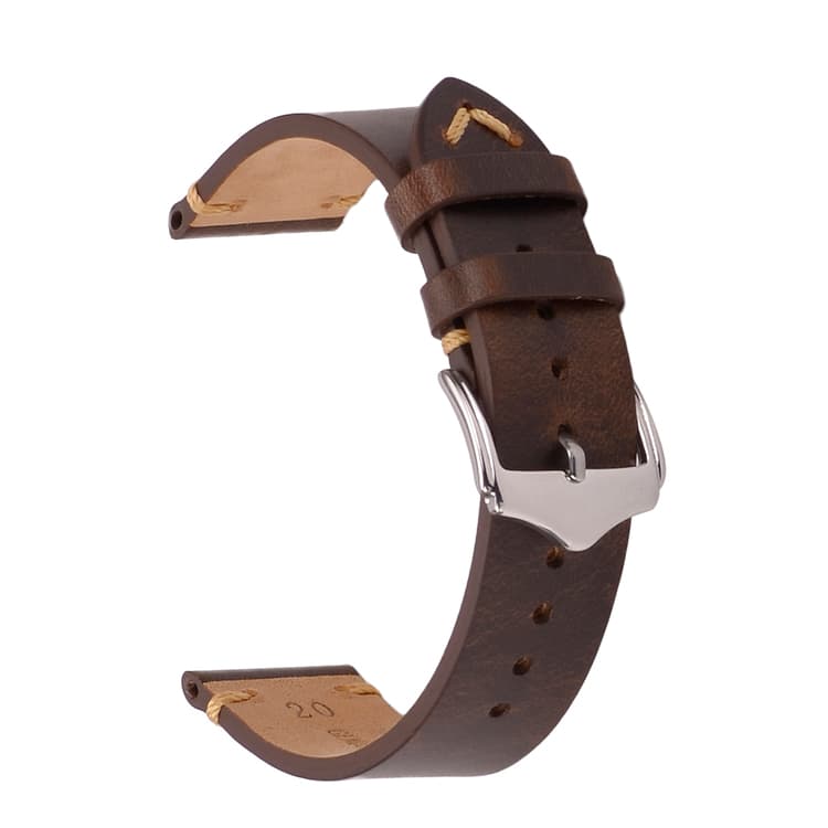 Klockarmband av läder i vintage stil