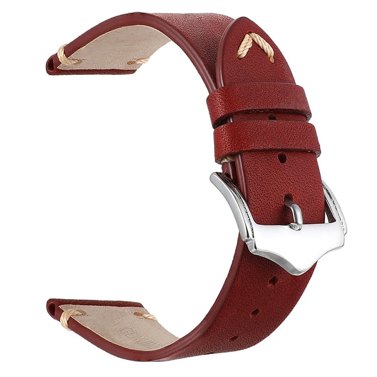 Klockarmband av läder i vintage stil