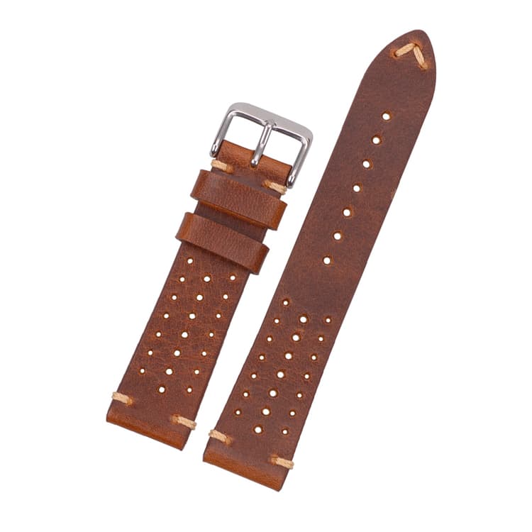 Racing klockarmband av läder