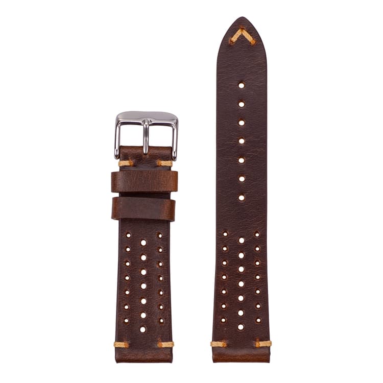 Racing klockarmband av läder