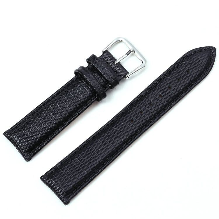 Ödlemönstrat klockarmband av läder