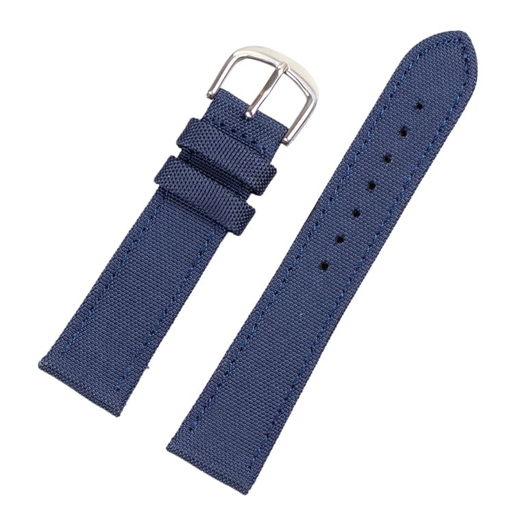 Klockarmband av sailcloth och läder