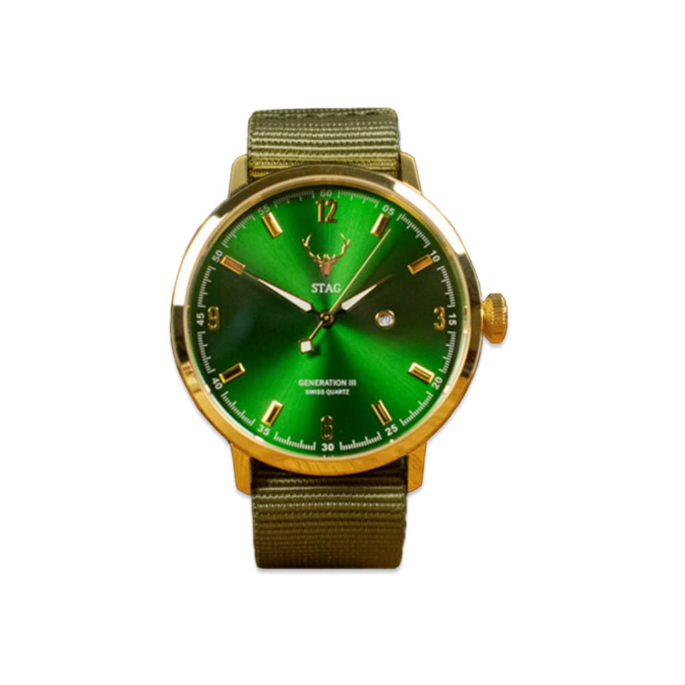 Stag Watch Generation Three Sunstrike Green