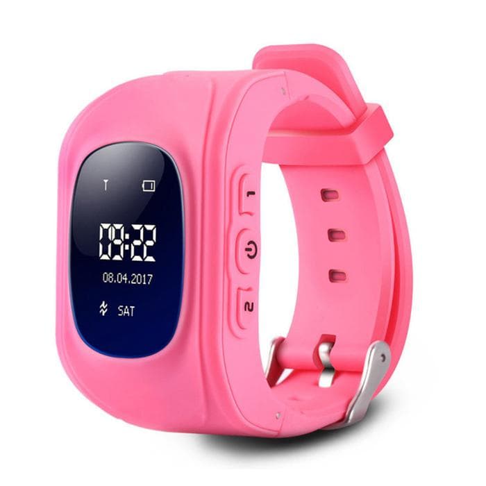 Klocka med GPS för barn - Rosa