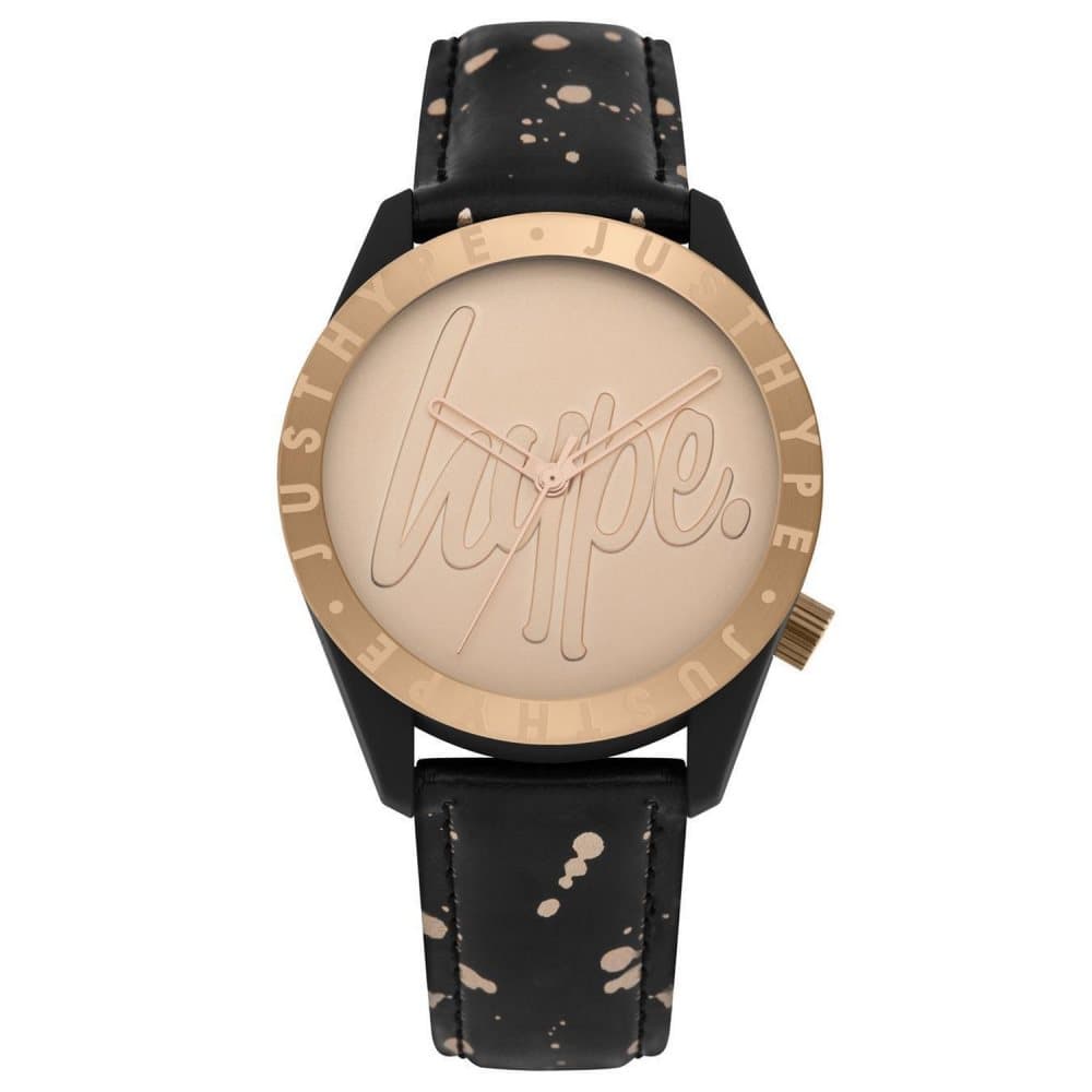 Hype Unisex Analogue Speckle Script Watch