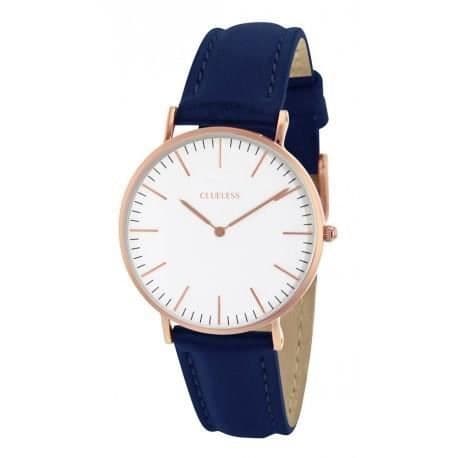 CLUELESS Quartz Watch BCL10072-803 Copper Orange and Navy Blue Woman