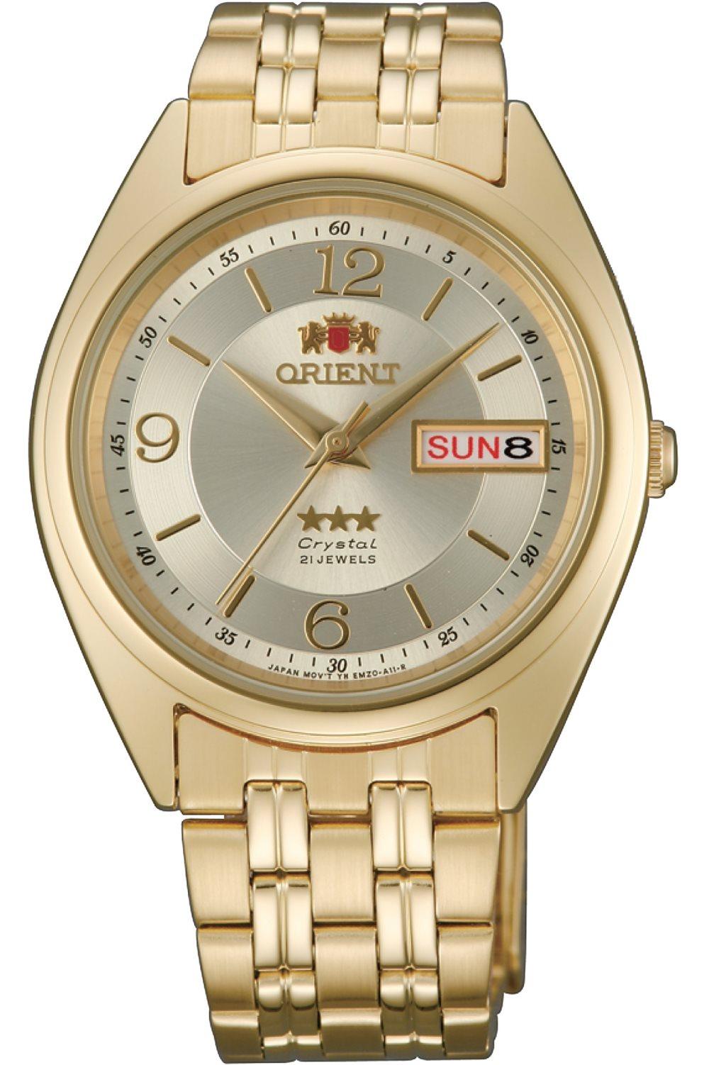 Orient 3 Star Watch FAB0000CC9 - Plated Stainless Steel Unisex Automatic Analogue