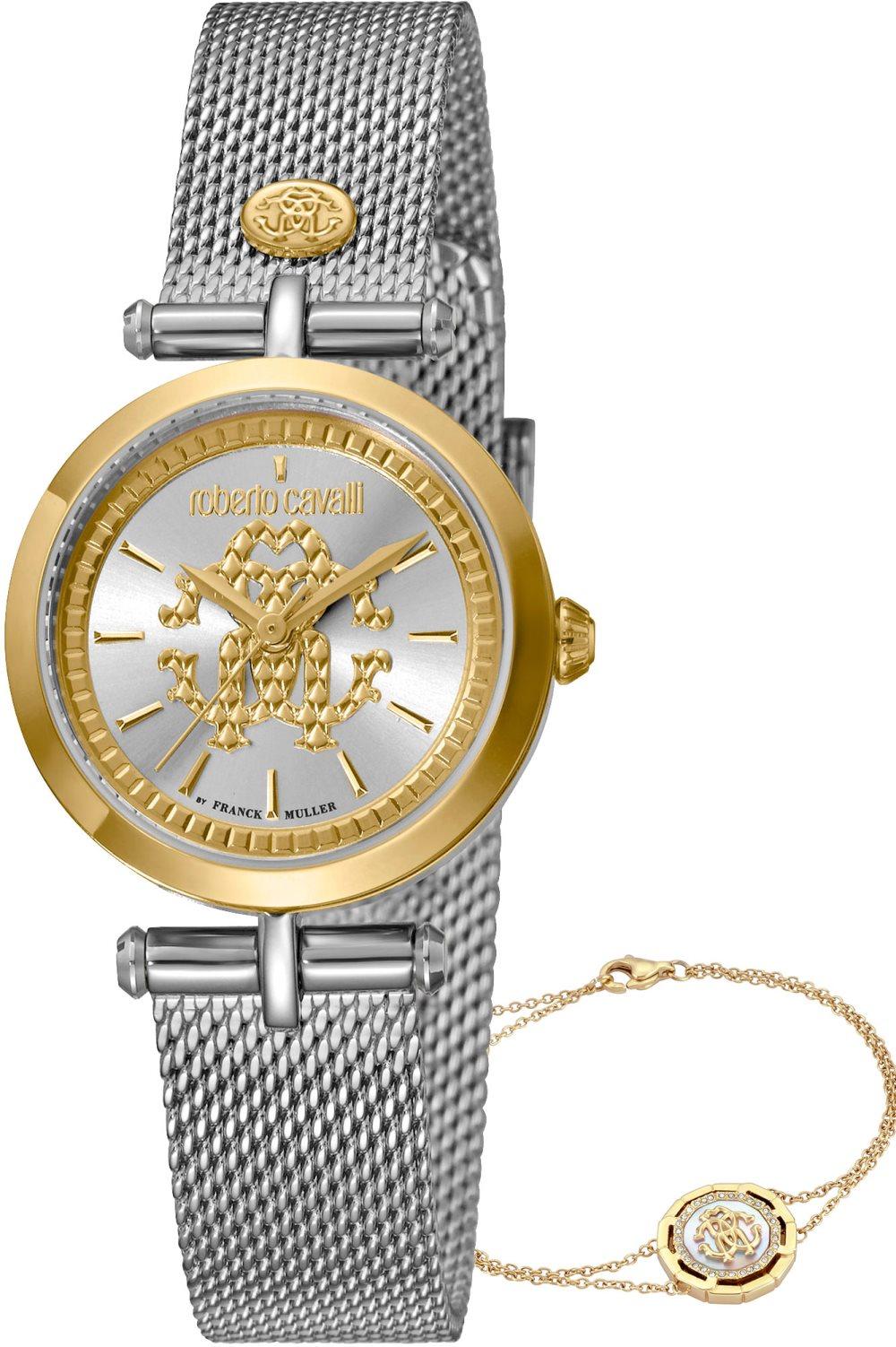 Roberto Cavalli Watch RV1L074M0096 - Stainless Steel Ladies Quartz Analogue