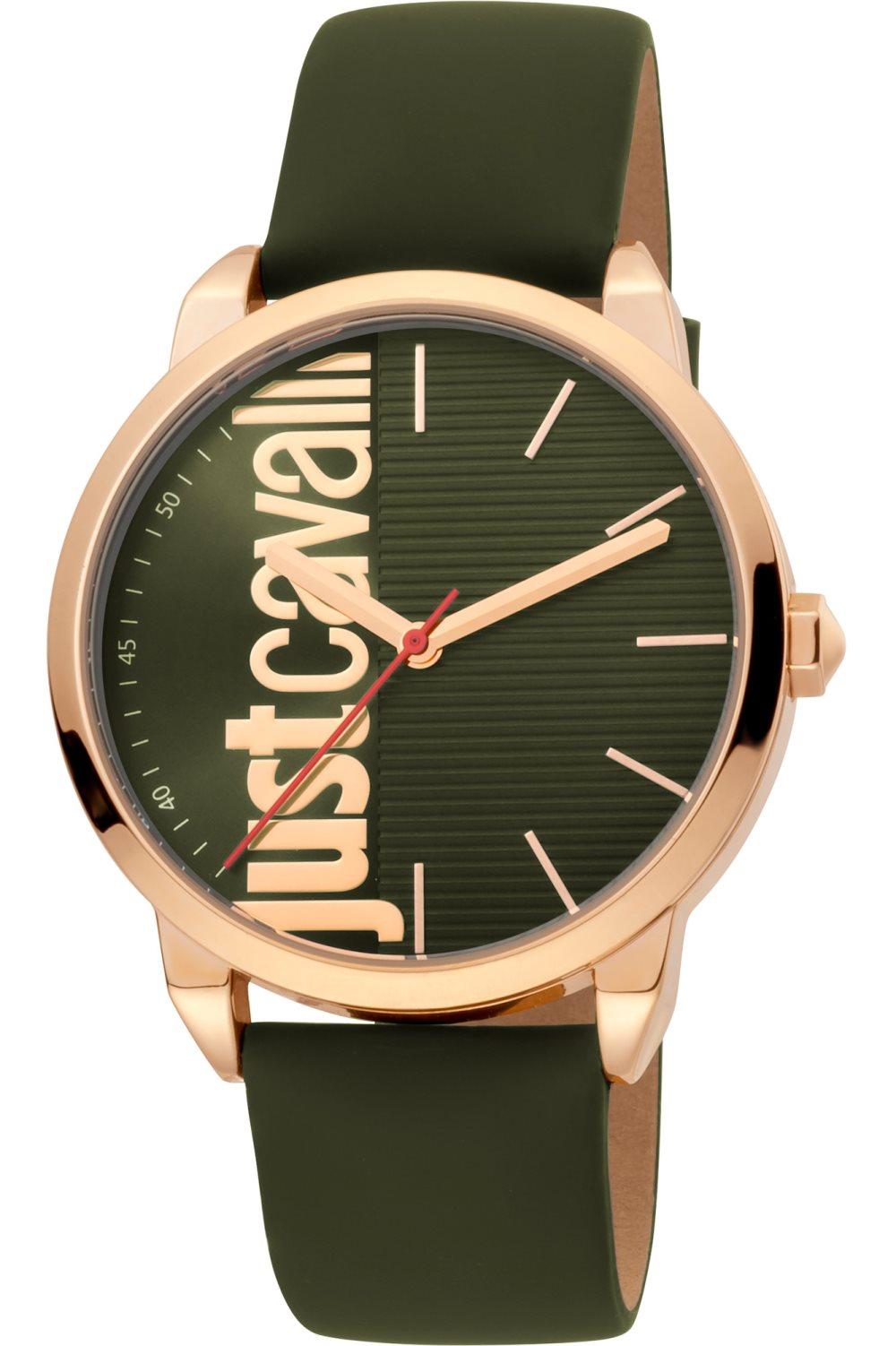 Just Cavalli Relaxed Watch JC1G079L0025 - Leather Gents Quartz Analogue