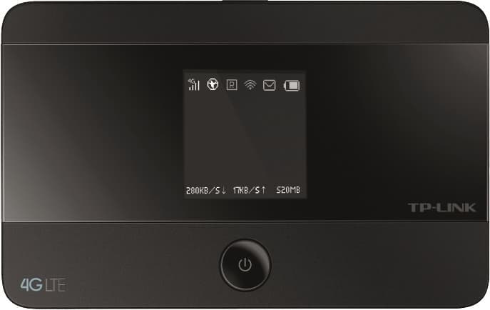 TP-Link bærbar trådløs 3G/4G LTE Dual-Band router, 802.11a/b/g/n, M