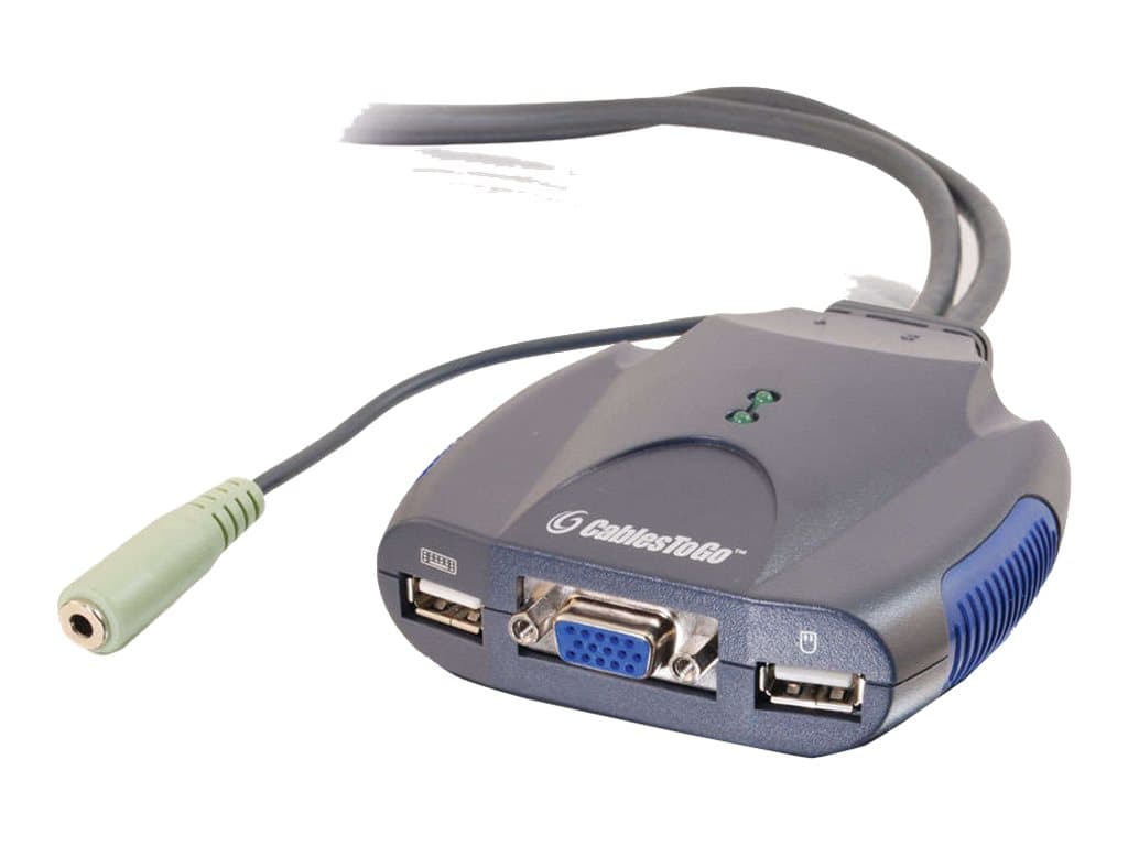 TruLink® 2-Port VGA and USB Micro KVM with Audio