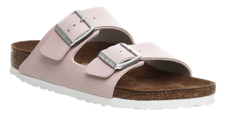 birkenstock arizona split rose