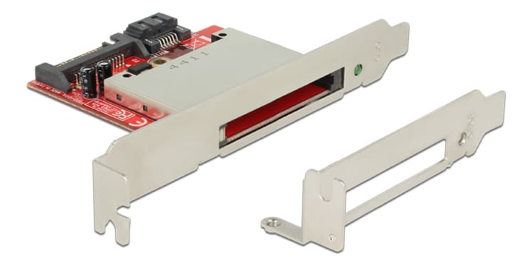 DeLOCK SATA-card reader for CFast card, low profile, 1xSATA 7+15-pin
