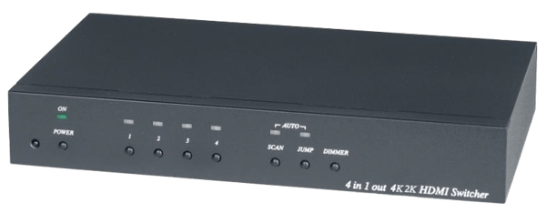 4K 60Hz HDMI 2.0 1 4 input 1 output HDMI Switcher