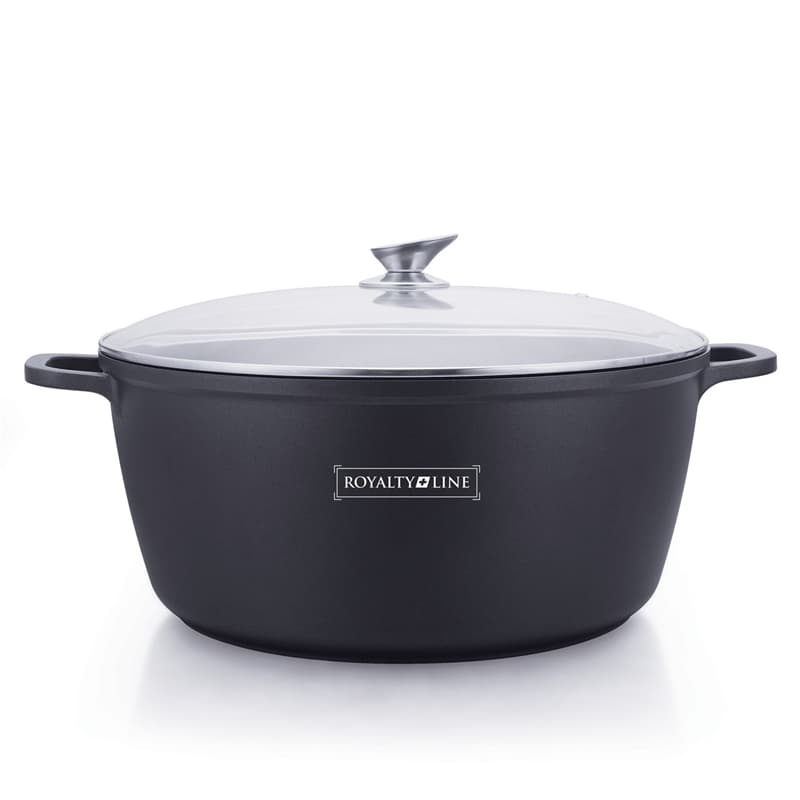 Royalty Line RL-BS44M; Deep pot with marble coating 44cm