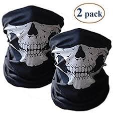TVÅ-PACK HALLOWEEN / Skidmask / Tub Bandana / Scarf / Skelett / Scull