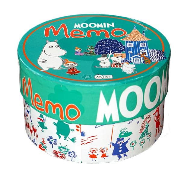 Moomin Round Memo with flower bricks